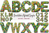 Brushstroke Alphabet Graphic Clipart Bundle