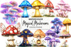 Magical Mushrooms Clipart Bundle 66