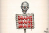 Zombie Brains Illustration Art Clipart Bundle