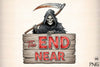 End Is Near Sign Clipart Bundle