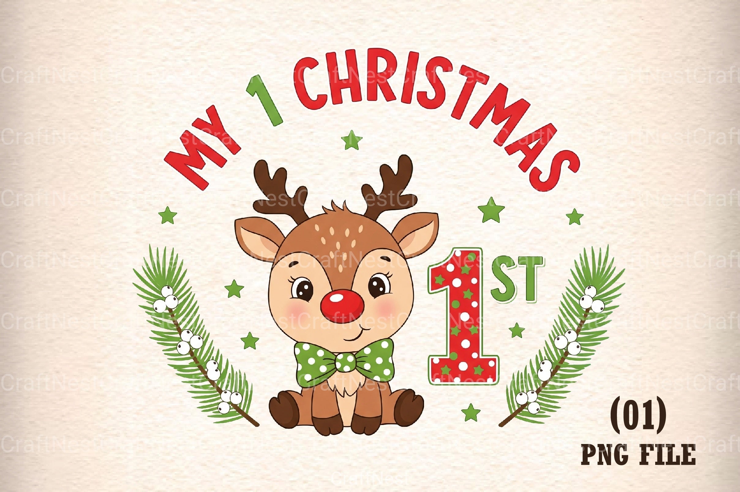 My First Christmas Clipart Bundle - CraftNest - Digital Crafting and Art