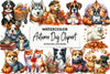 Autumn Dog Clipart Bundle