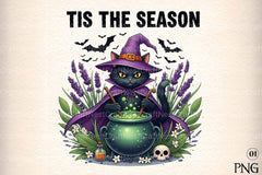 Witchy Cat Graphic Clipart Bundle - CraftNest - Digital Crafting and Art