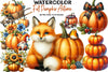 Fall Pumpkin Autumn Clipart Bundle