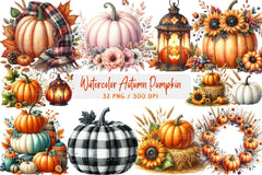 Autumn Pumpkin Clipart Bundle 77 - CraftNest - Digital Crafting and Art