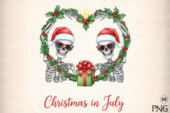 Christmas in July Funny Clipart Bundle 2 - CraftNest - Digital Crafting and Art