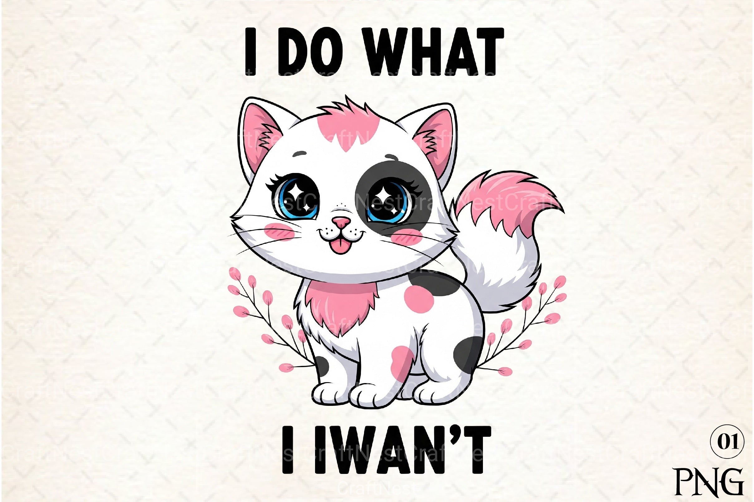 Funny Cat Quotes Clipart Bundle 8 - CraftNest - Digital Crafting and Art