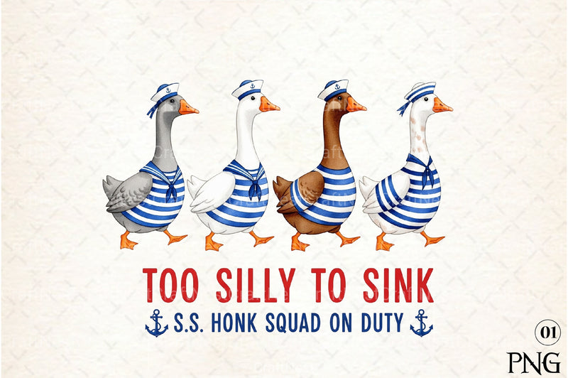 Summer Goose Clipart Bundle 1 - CraftNest - Digital Crafting and Art