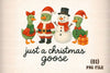 Christmas Goose Clipart Bundle 8