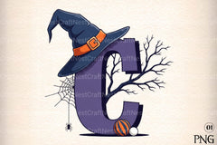 Halloween Alphabet Clipart Bundle 8 - CraftNest - Digital Crafting and Art