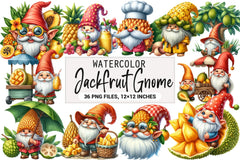 Gnome Jackfruit Clipart Bundle - CraftNest - Digital Crafting and Art