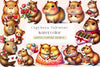 Capybara Valentine Clipart Bundle