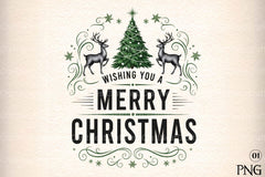 Merry Christmas Tree Design Clipart Bundle - CraftNest - Digital Crafting and Art