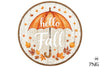 Hello Fall Umbrella Clipart Bundle