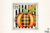 Pumpkin Postage Stamp Clipart Bundle 7
