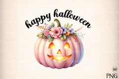 Happy Halloween Bloom Clipart Bundle - CraftNest - Digital Crafting and Art