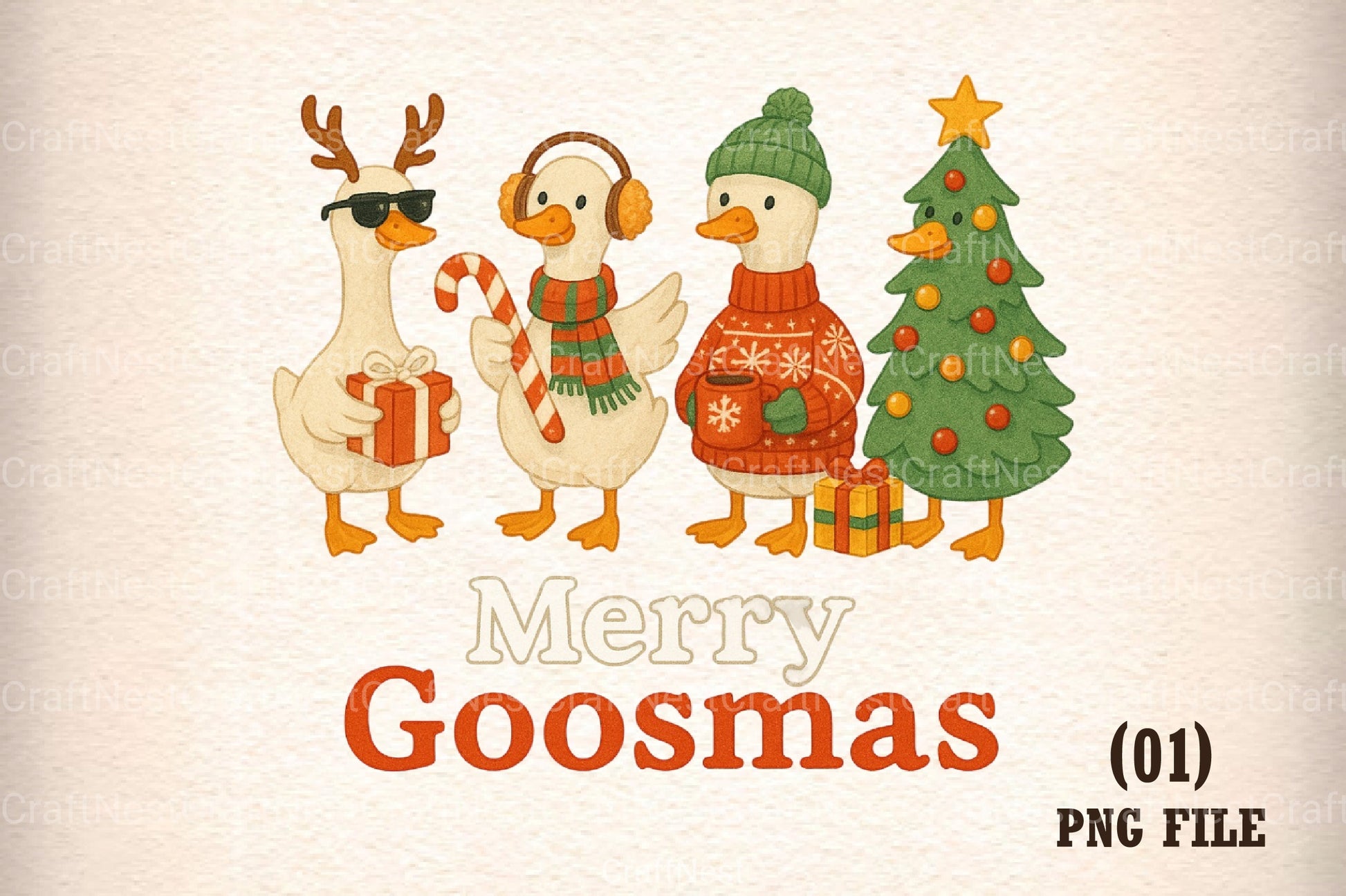 Funny Christmas Clipart Bundle 1 - CraftNest - Digital Crafting and Art