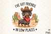 Vintage Cowboy Dog Clipart Bundle