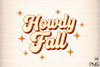 Retro Howdy Fall Graphic Clipart Bundle