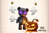 Spooky Teddy Bear Clipart Bundle
