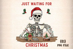 Funny Skeleton Christmas Clipart Bundle 2 - CraftNest - Digital Crafting and Art