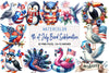 4th of July Bird Clipart Bundle