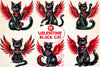 Valentine Black Cat Clipart Bundle 99