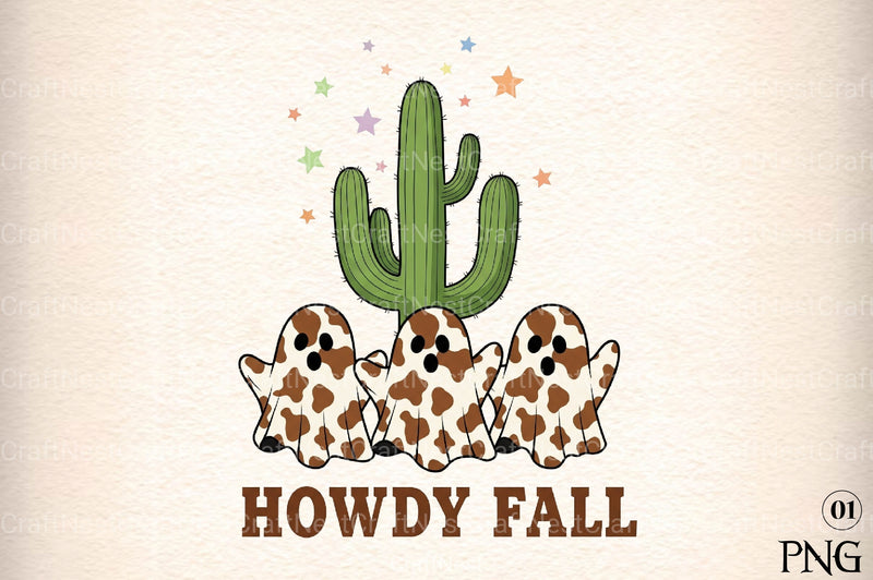 Howdy Ghost Fall Clipart Bundle - CraftNest - Digital Crafting and Art