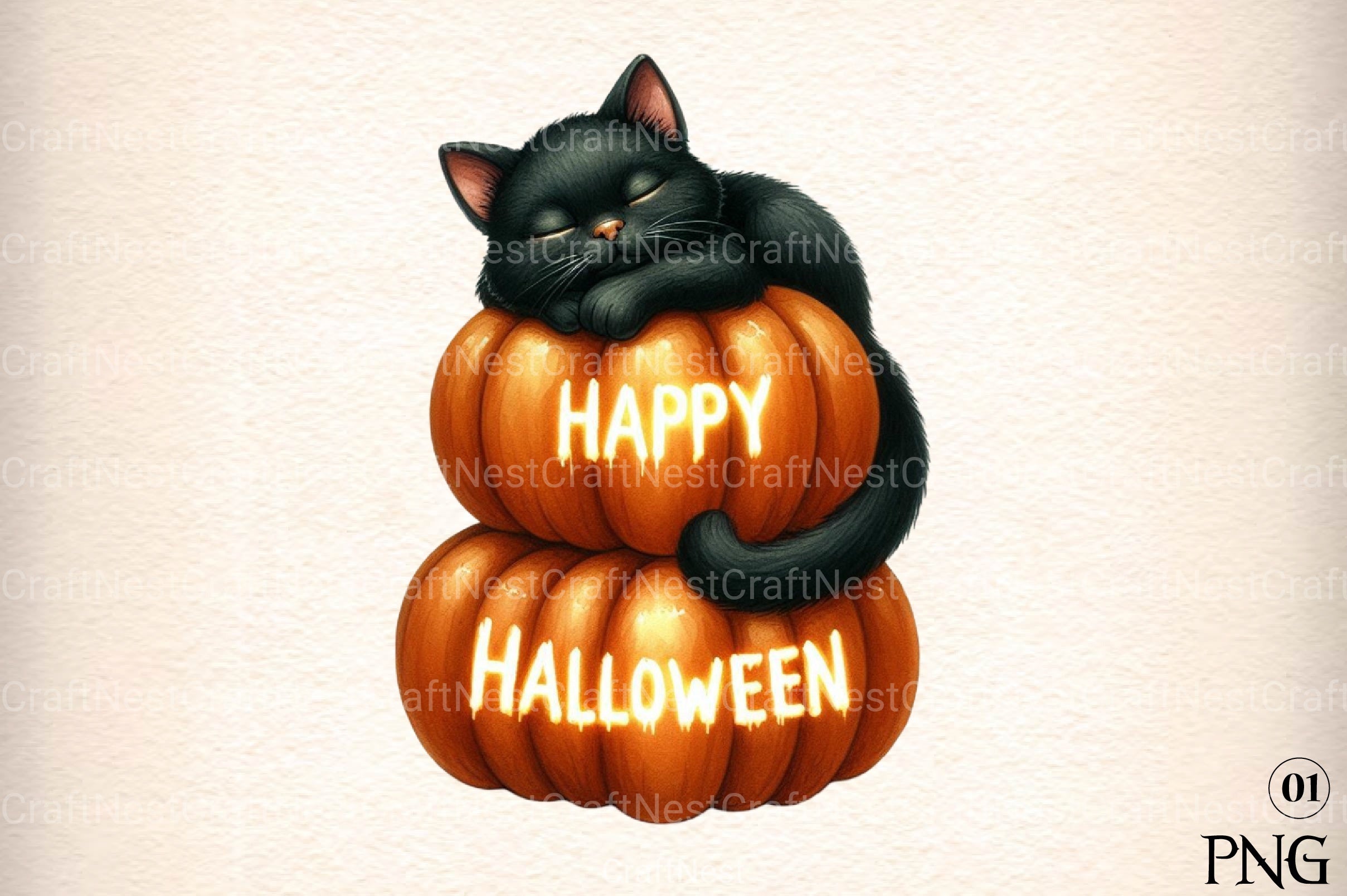 Cute Pumpkin Ghost Clipart Bundle - CraftNest - Digital Crafting and Art