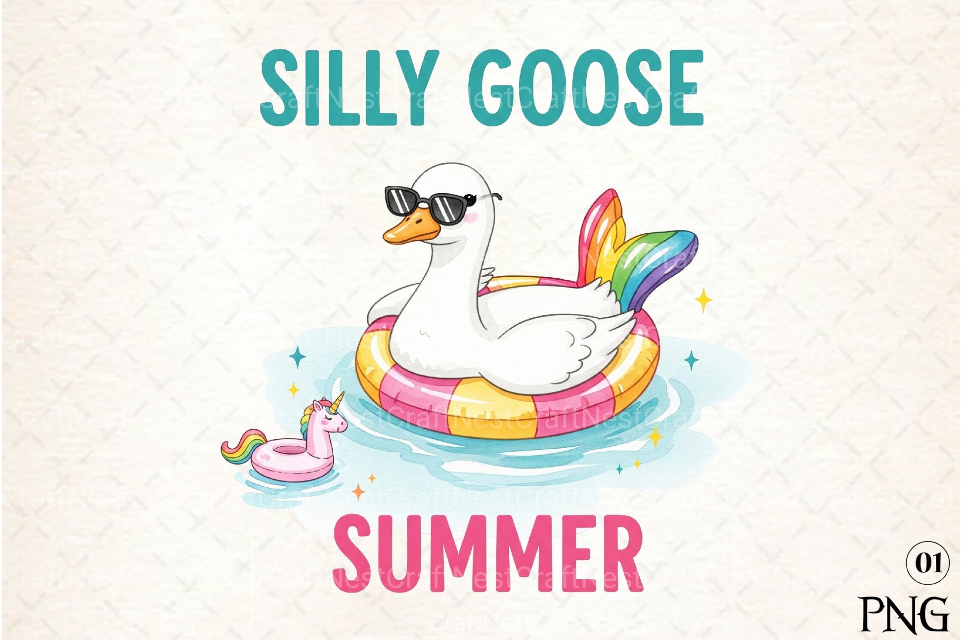 Summer Funny Animals Clipart Bundle 3 - CraftNest - Digital Crafting and Art