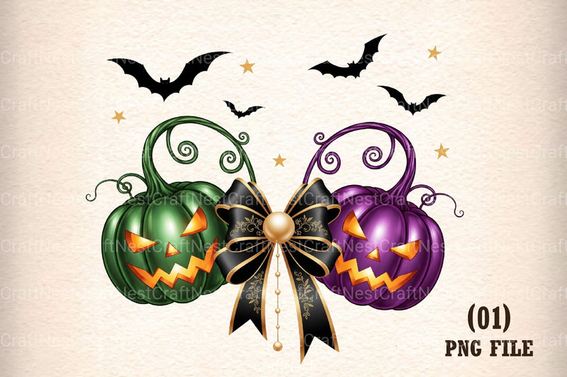 Cherries Pumpkin Clipart Bundle - CraftNest - Digital Crafting and Art