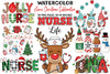 Nurse Christmas Clipart Bundle