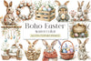 Boho Easter Clipart Bundle