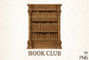 Book Club & Bookworm Clipart Bundle