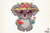 Summer Koala Clipart Bundle