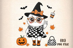 Cute Halloween Ghost Clipart Bundle - CraftNest - Digital Crafting and Art