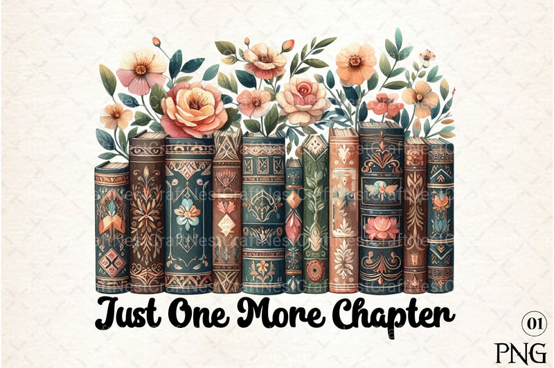 Just One More Chapter Clipart Bundle 1 - CraftNest - Digital Crafting and Art