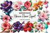 Hibiscus Flower Clipart Bundle