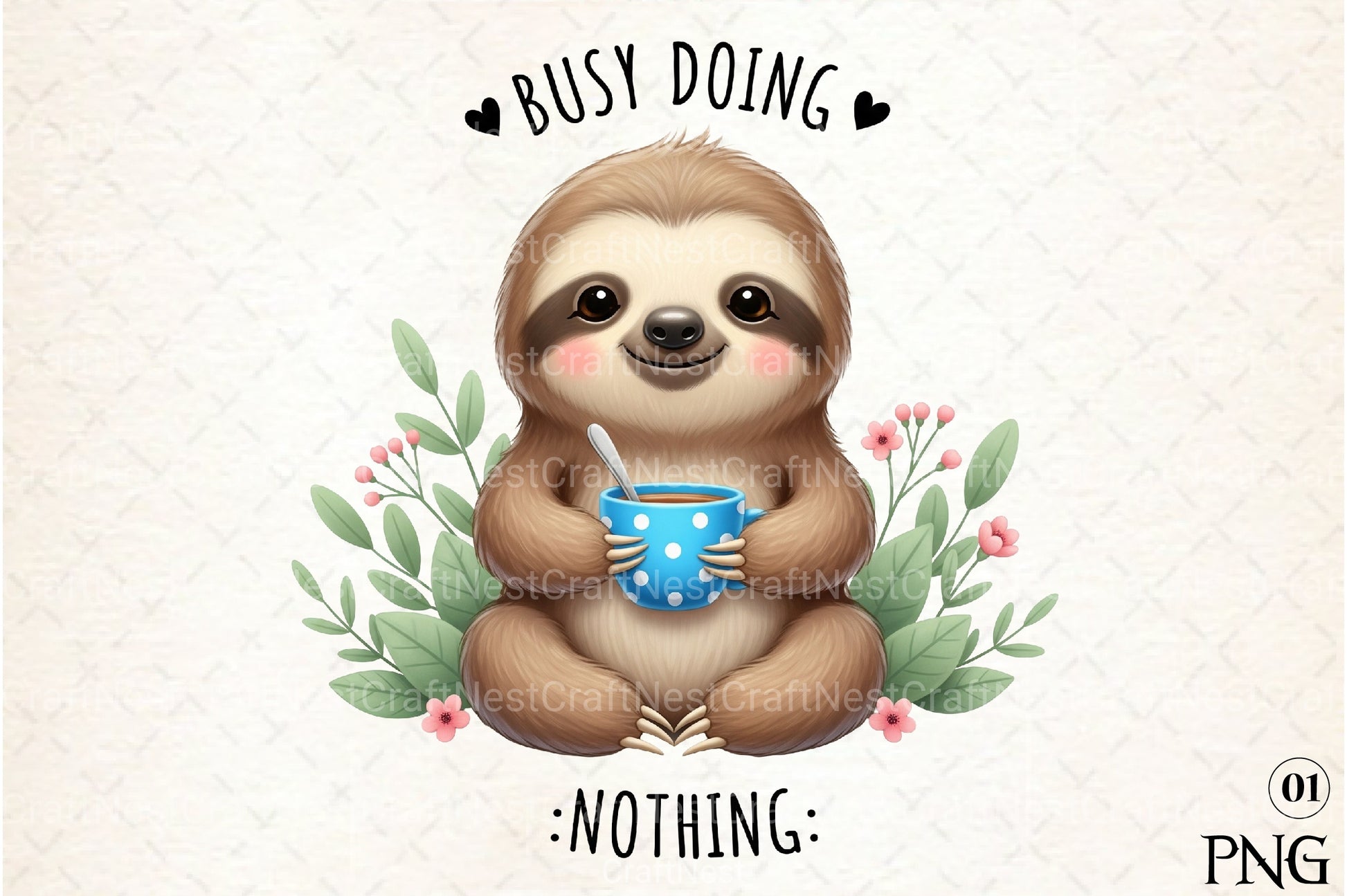 Funny Sloth Quotes Clipart Bundle 77 - CraftNest - Digital Crafting and Art