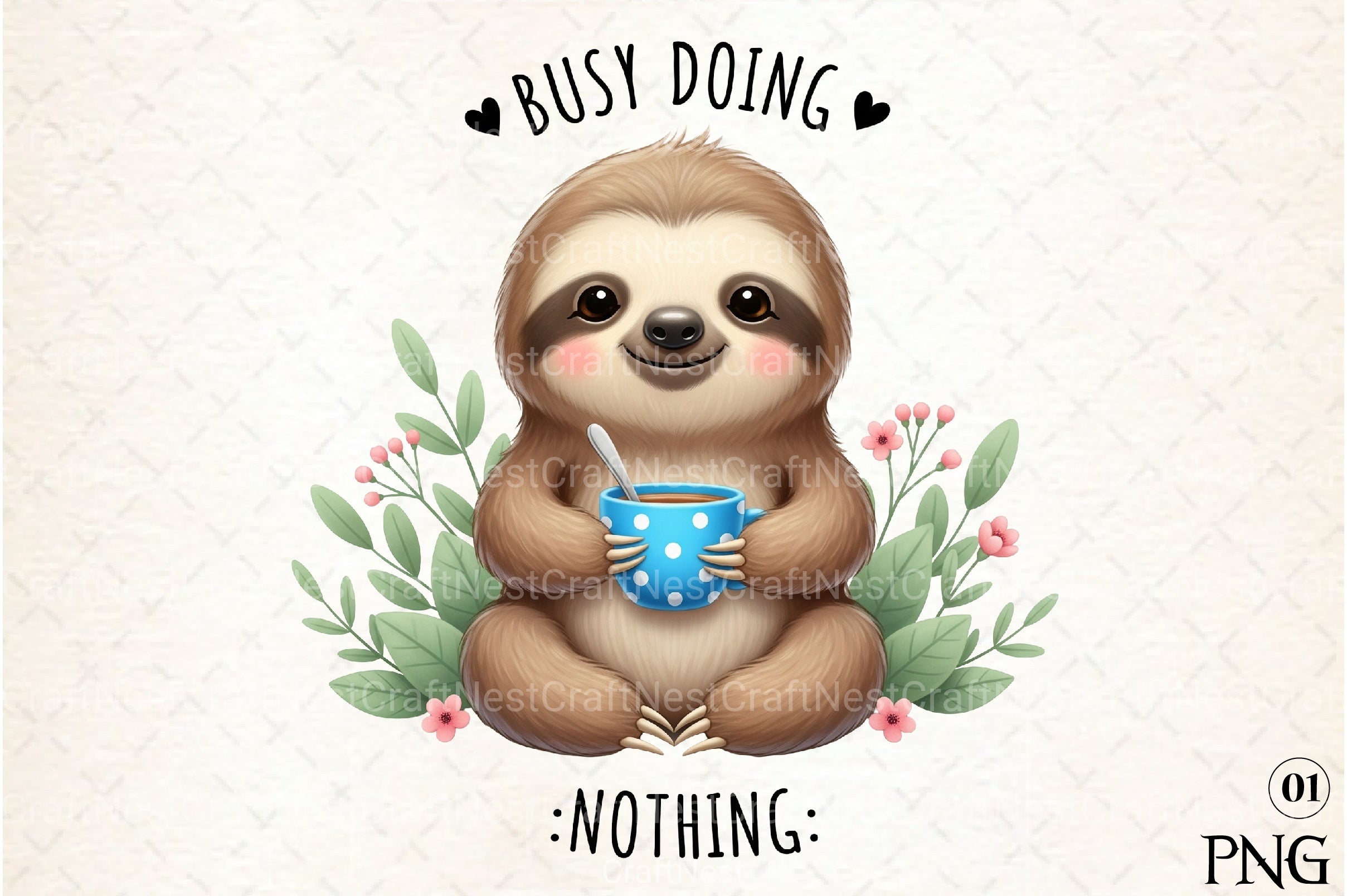 Funny Sloth Quotes Clipart Bundle 77 - CraftNest - Digital Crafting and Art