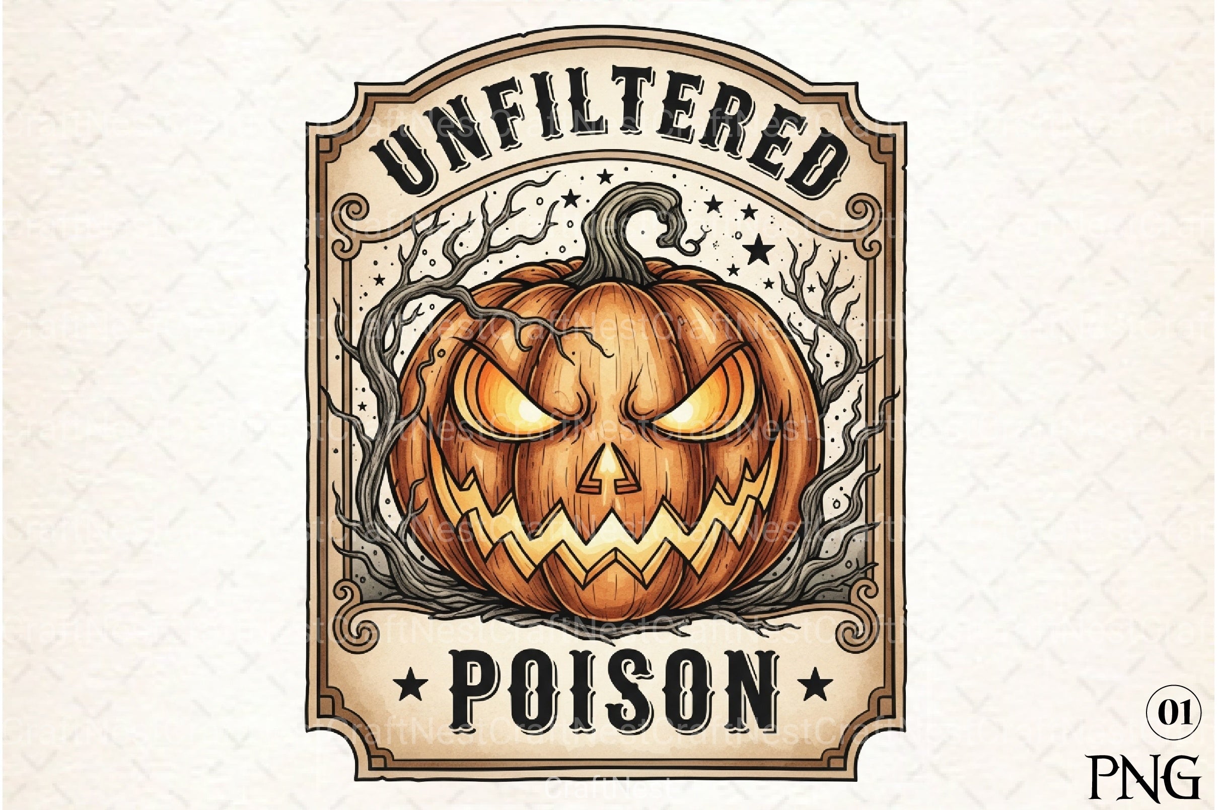 Vintage Halloween Potion Labels Clipart Bundle 11 - CraftNest - Digital Crafting and Art