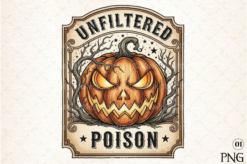 Vintage Halloween Potion Labels Clipart Bundle 11 - CraftNest - Digital Crafting and Art