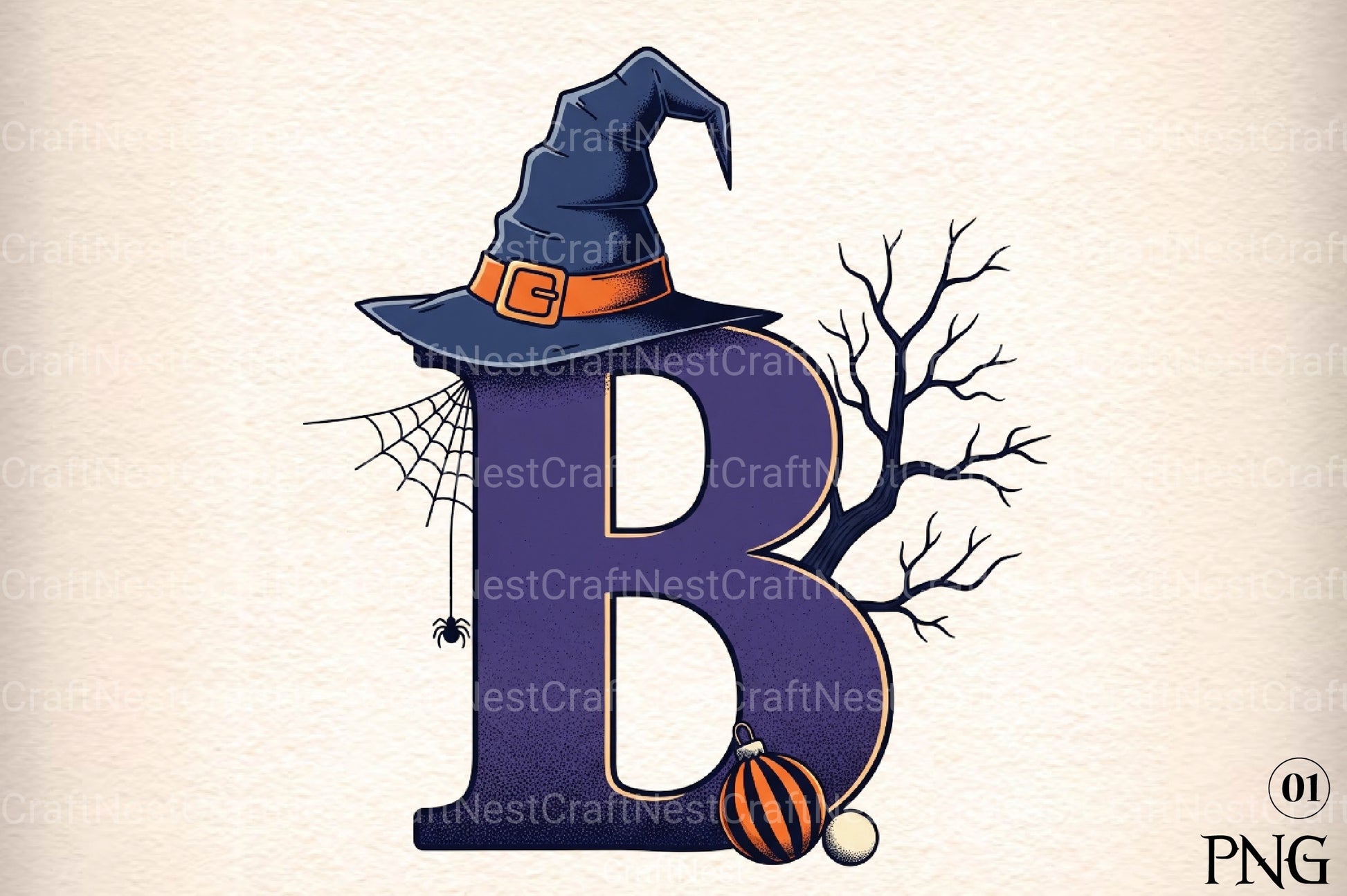Halloween Alphabet Clipart Bundle 14 - CraftNest - Digital Crafting and Art