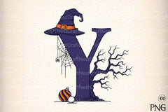 Halloween Alphabet Clipart Bundle 1 - CraftNest - Digital Crafting and Art