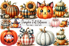 Pumpkin Halloween Clipart Bundle - CraftNest - Digital Crafting and Art