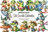 Cute Crocodile Clipart Bundle 99