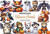 Halloween Animals Clipart Bundle
