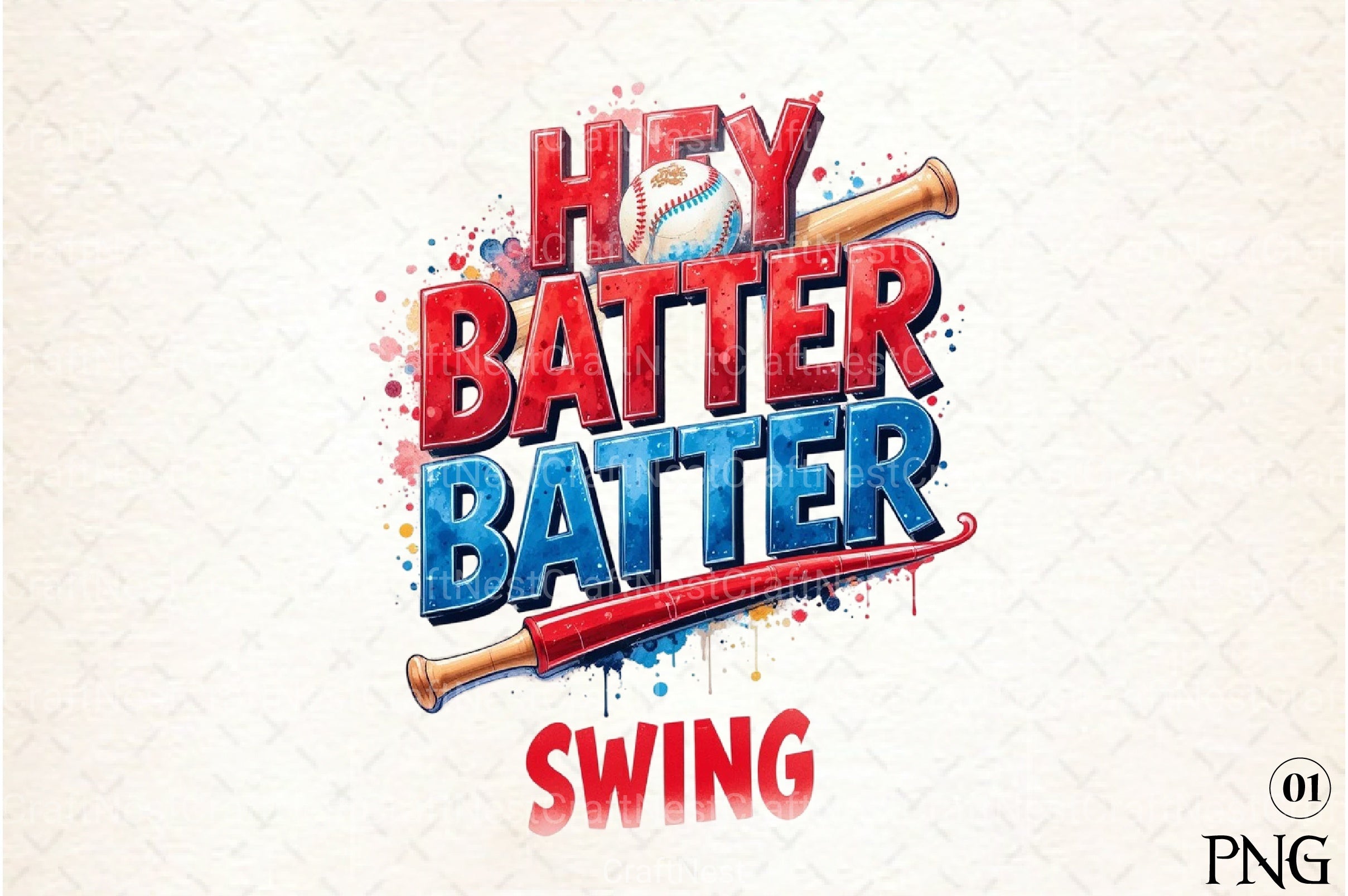 Retro Baseball Batter Swing Clipart Bundle - CraftNest - Digital Crafting and Art