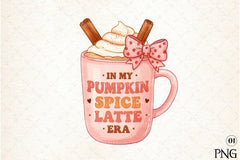 Pumpkin Spice Latte Clipart Bundle - CraftNest - Digital Crafting and Art