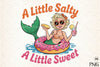 Summer Mermaid Salty Sweet Clipart Bundle 1